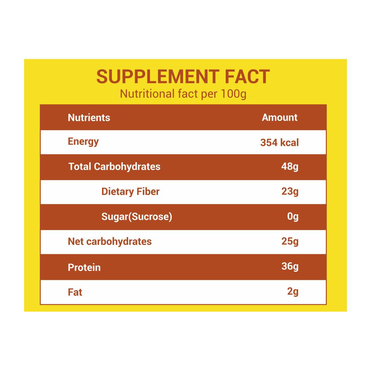 Diabexy NutroActive BrownX atta Atta High Protein  Flour - 1kg